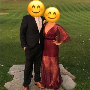 Merlot colored dress from Vici